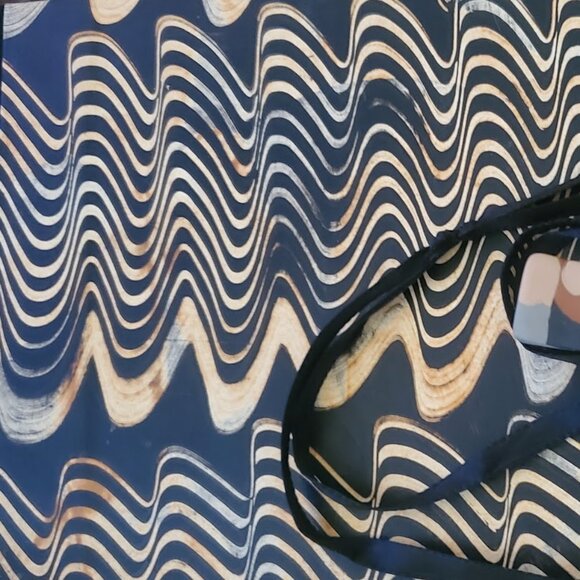 Handmade MCM Sketchbook Marbled Cover Japanese Stab Binding Signed Journal - Picture 7 of 8